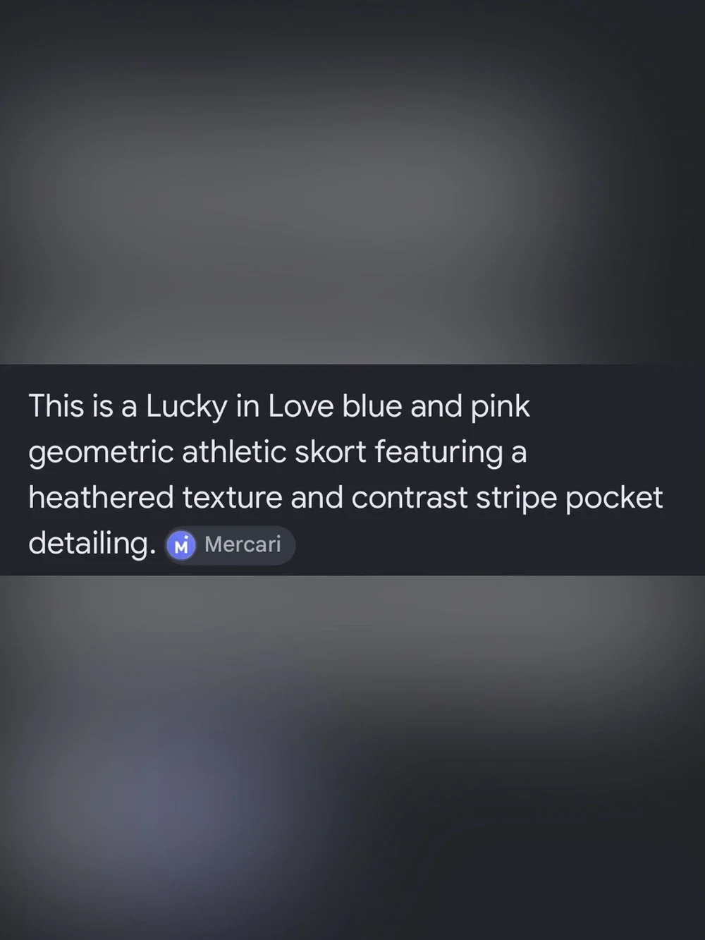 HTF Like new Lucky in Love Blue pink Tennis Skort